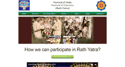 Desktop Screenshot of greaterhoustonrathyatra.org